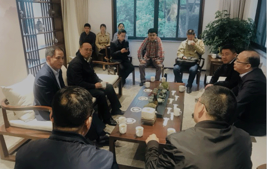 【公司動態】杭州市市委常委、副市長姚峰一行視察白沙泉并購金融街區并蒞臨天堂硅谷